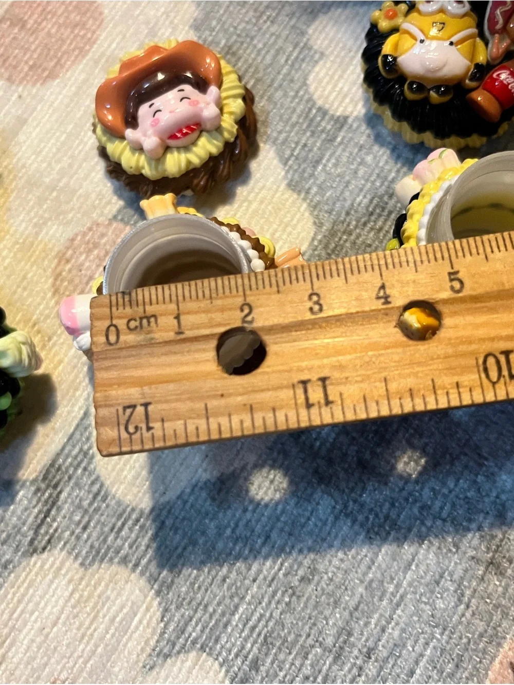 Unique Handmade Set of 3 Kawaii Mini Storage Containers Cute Gift Idea
